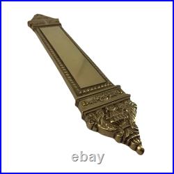 Solid Brass Fan Push Plate for Commercial Doors