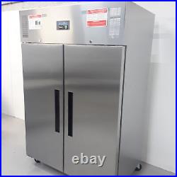 Stainless Steel Double Freezer 1200 L Catering Commercial Polar G595