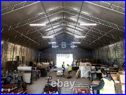 Steel Framed Storage Building Industrial Portable Temporary Commercial Warehouse