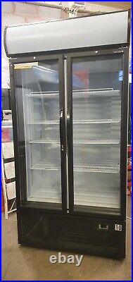 Tefcold New Commercial Double Doors Drinks Display Cooler 4 Months Old