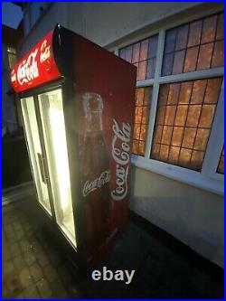 True Commercial Fridge Double Door Cooler Coca Cola