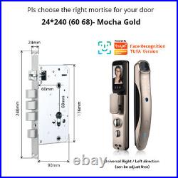 Tuya Electronic Door Lock Face Recognition Lock Digital Security Touch Screen