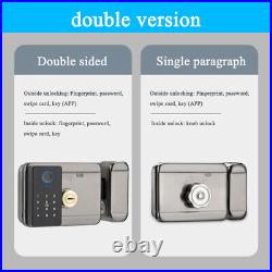 Tuya Smart Lock Waterproof Wifi Fingerprint Double Rim APP Card Digital Code