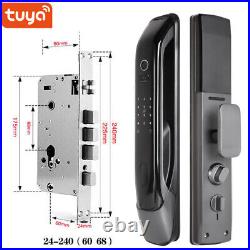 Tuya Wifi Smart Lock Door APP Biometric Fingerprint Password Key Unlock Card
