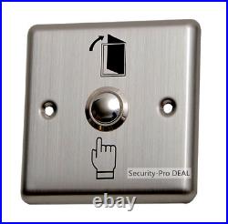 UK Door Access Control KIT+ 400Lbs Magnetic Lock+ 2PCS Wireless Remote &Receiver
