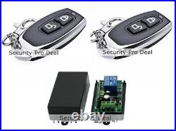 UK Door Access Control System+Inset Magnetic Lock+2PCS Wireless Remotes/Receiver