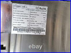 Undercounter double door fridge chiller +1/+4 commercial ATOSA # JS 130