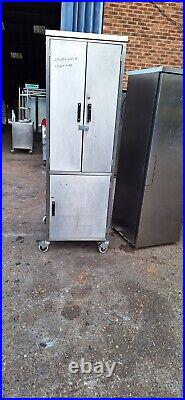 Upright Double Door Storage Cabinet stainless steel commercial