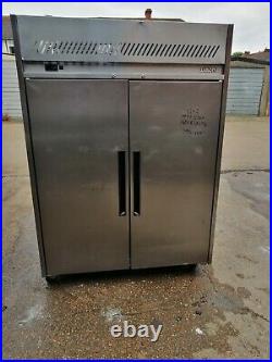 Upright double door fridge/chiller -2/+2 commercial very good WILLIAMS # JS 170A
