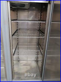 Upright double door fridge cooler chiller +1/+4 commercial INOMAK # J 103