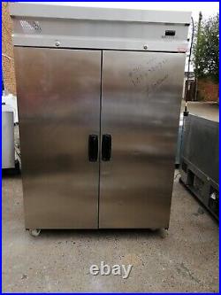 Upright double door fridge cooler chiller +1/+4 commercial INOMAK # J 103