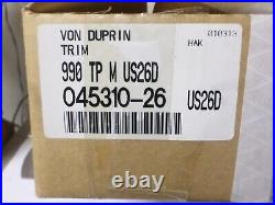 Von Duprin 990-TP-M US26D 045310-26 Satin Chrome