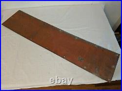 Vtg 1/16 Copper Door Kick Plate Solid 100% Heavy Copper 8 x 34 5 lbs 12 oz