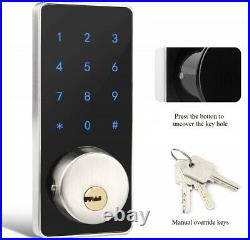 Weatherproof Keypad MIFARE WiFi Battery Electronic Smart Deadbolt Door Lock