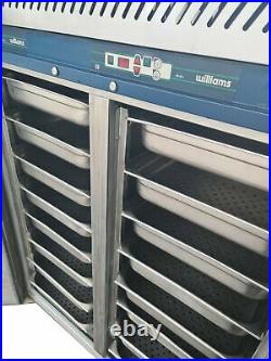 Williams Commercial Fish/Meat Fridge-Double Door Stainless Steel Upright Chiller
