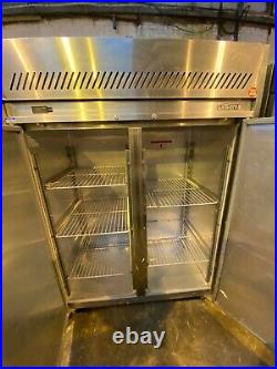 Williams Commercial Stainless Steel Large Upright Double Door Freezer + Shelves
