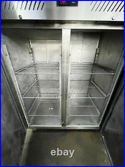 Williams Jade Stainless Steel 1300 Litre Upright Commercial Double Door Freezer