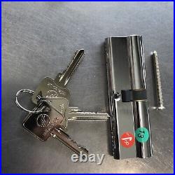 X 100 Upvc 50-50 Door Locks double Barrel Euro Cylinder 6 Pin 3 KEYS Per Lock