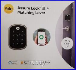 YALE YRD256-CBA-VI-619 ASSURE LOCK SL VIDALIA LEVER + Wi-Fi BLUETOOTH SMART LOCK
