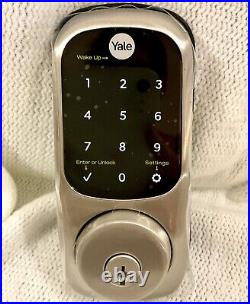 Yale Assure Lock Touchscreen Keypad Door Lock Satin Nickel