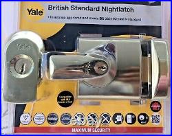 Yale BS1 British Standard High security Nightlatch 60 mm Brass P-BS1-BLX-PB-60