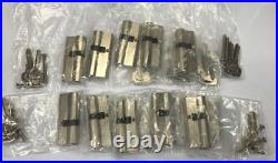 Yale Euro Double Cylinder KA Door Lock Nickel 251040/75mm X20 JOB LOT