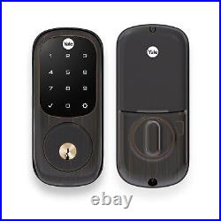 Yale Home Assure Lock Touchscreen Keypad Door Lock Bronze Touchscreen Key Bronze