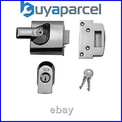 Yale Locks 630010005162 BS1 Nightlatch British Standard Lock 60mm Backset Chrome